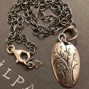 Silpada sterling silver family tree necklace